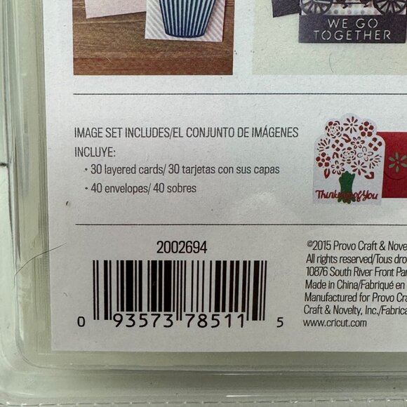 Cricut Cartridge Classically Modern Cards 70 Unique Images Overlay New Sealed - Picture 6 of 9